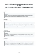 Qasp-S Exam Study Guide Using Competency&NewLine;Guide&NewLine;Expected Questions With Verified Answers