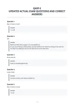 Qasp-S&NewLine;Updated Actual Exam Questions And Correct&NewLine;Answers