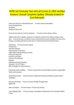 NYPD 3rd Trimester Test with all Correct & 100&percnt; Verified Answers &vert;Actual Complete Update &vert;Already Graded A&plus; &lpar;Just Released&rpar;