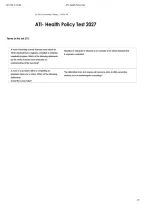 ATI Health Policy Test 2027 &vert; NSGA 142 &vert; Questions and Answers &vert; Nursing and Healthcare Policy&NewLine;