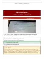 RN Leadership 2023 &NewLine;70 Questions &CenterDot; With Rationales &CenterDot; 1 Question Per Page