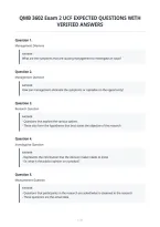 Qmb 3602 Exam 2 Ucf Expected Questions With&NewLine;Verified Answers