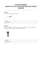 Rda Instruments&NewLine;Updated Actual Exam Questions And Correct&NewLine;Answers