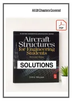 Full Solution Manual Aircraft Structures for Engineering Students &lpar;7th Edition&rpar; by T&period;H&period;G&period; Megson &vert; Verified Step-by-Step Solutions to All Chapters