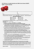 STAT 350 Exam 1 Complete Questions and 100&percnt; Correct Answers 2026&sol;27&NewLine;Update &ndash; Purdue University