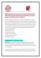 ABFM KSA Asthma Version 2 &lpar;V2&rpar; &lpar;Latest Update 2025 &sol; &NewLine;2026&rpar; 100&percnt; Verified Comprehensive Questions & Correct &NewLine;Answers with Rationales &vert; Graded A&plus;  