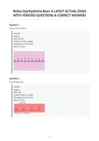 Relias Dysrhythmia Basic A Latest Actual Exam&NewLine;With Verified Questions & Correct Answers