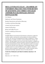 Hesi A2 Entrance Exam &ndash; Chamberlain &NewLine;University Practice Test With Review &NewLine;Of Questions And Correct Detailed &NewLine;Answers Plus Rationales &vert; Instant &NewLine;Download Pdf&period;