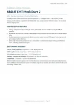 NREMT EMT Mock Exam 1&colon; 110 Practice Questions & Rationales &lpar;PDF&rpar; &vert; 2026&ndash;2027 &vert; National Registry EMT Certification