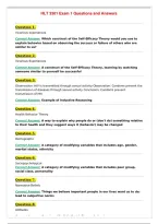 HLT 3301 Exam 1 Questions and Answers