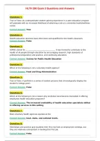 HLTH 290 Exam 3 Questions and Answers