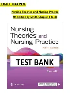 Test Bank for Nursing Theories and Nursing Practice&comma; 5th Edition by Marlaine C&period; Smith and Marilyn