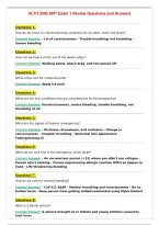 HLTH 3300 UNT Exam 1 Review Questions and Answers