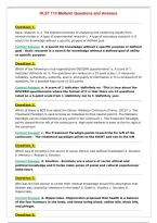 HLST 110 Midterm Questions and Answers
