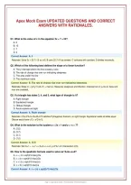 Apex Mock Exam Updated Questions And Correct&NewLine;Answers With Rationales&period;