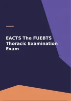 EACTS The FUEBTS Thoracic Examination Exam