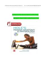 Test Bank for Hole's Human Anatomy and Physiology&comma; 16th Edition by Cynthia Prentice-Craver and Charles Welsh