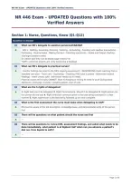 NR 446 Exam &ndash; UPDATED Questions with 100&percnt;&NewLine;Verified Answers