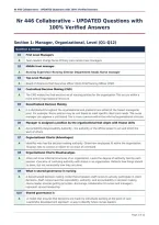 Nr 446 Collaborative &ndash; UPDATED Questions with&NewLine;100&percnt; Verified Answers