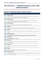 NR 446 Exam 1 &ndash; UPDATED Questions with 100&percnt;&NewLine;Verified Answers