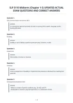 Slp 5110 Midterm &lpar;Chapter 1-5&rpar; Updated Actual&NewLine;Exam Questions And Correct Answers