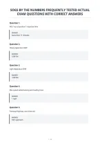 Sogs By The Numbers Frequently Tested Actual&NewLine;Exam Questions With Correct Answers