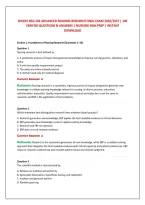 Wilkes Nsg 502 Advanced Nursing Research Final Exam 2026&sol;2027 &vert; 100 &NewLine;Verified Questions & Answers &vert; Nursing Msn Prep &vert; Instant &NewLine;Download