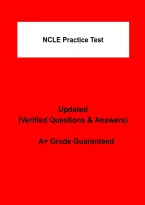 NCLE Contact Lens Registry Exam &vert; Practice Test Questions & Answers PDF &vert; New Edition &vert; Grade A&plus; &vert; 2026&sol;2027