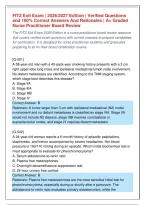 FITZ Exit Exam &vert; 2026&sol;2027 Edition &vert; Verified Questions and 100&percnt; Correct Answers And Rationales &vert; A&plus; Graded Nurse Practitioner Board Review 
