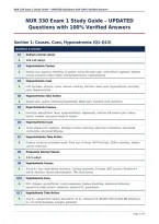 NUR 330 Exam 1 Study Guide &ndash; UPDATED&NewLine;Questions with 100&percnt; Verified Answers