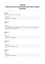 Tanium&NewLine;Updated Actual Exam Questions And Correct&NewLine;Answers&NewLine;