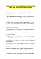 For Entrepreneurship The Practice and Mindset by Heidi M Neck Christopher P Neck Emma L Murray Verified Questions with 100 Correct Answers Graded A