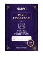 OMVIC Final Exam - Ethics & Consumer Protection Mastery 2026 &vert; 275 Q&A Verified