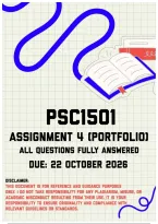 PSC1501 Assignment 4 &lpar;Portfolio&rpar; MEMO &vert; Due 22 October 2026
