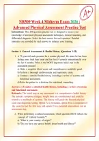 Chamberlain NR509 Week 4 Midterm Exam 2026 &ndash; Advanced Physical Assessment 200 Q&A w&sol; Rationales&NewLine;
