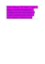 Test Bank for Human Biology 17th Edition by Sylvia S&period; Mader & Michael Windelspecht &vert; ISBN 9781260710823 &vert; Latest Update 2026&ndash;2027 &vert; Practice Questions&comma; Answers & Rationales &vert; Complete Guide&NewLine;&NewLine;