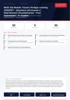 BIOD 152 Module 7 Reproductive System Exam Portage 2026&sol;2027 &ndash; Questions and Answers &vert; 100&percnt; Verified &vert; Complete Verified Answers &ndash; Pass Guaranteed &ndash; A&plus; Graded 