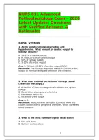 NURS 611 Exam &ndash; Advanced Pathophysiology&colon; Questions with Verified Answers & Rationales &ndash; 100&percnt; Pass &lpar;2026 Latest Update&rpar;