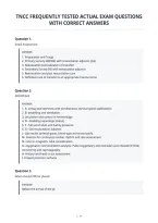 Tncc Frequently Tested Actual Exam Questions With Correct Answers ...