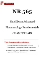 NR565 Final Exam Question Bank &lpar;Latest 2026&sol;2027&rpar; Advanced Pharmacology Fundamentals &ndash; Chamberlain University Verified Questions with Correct Answers & Rationales &vert; 100&percnt; Correct &vert; Pass Guaranteed&NewLine;