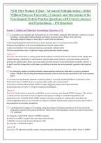 NUR Practice Exam Questions and Answers 2026-2027