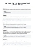 Uhc Updated Actual Exam Questions And&NewLine;Correct Answers&NewLine;