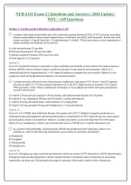 NUR Practice Exam Questions and Answers 2026-2027