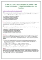 NUR Practice Exam Questions and Answers 2026-2027