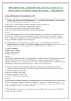 NUR Practice Exam Questions and Answers 2026-2027