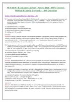 NUR Practice Exam Questions and Answers 2026-2027