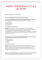 NUR 210 Exams Galen Pharmacology &ndash; &lpar;2026&rpar; Actual Questions and Answers &lpar;PDF&rpar; PACKAGE