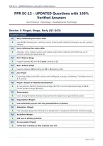PPR EC-12 &ndash; UPDATED Questions with 100&percnt;&NewLine;Verified Answers&NewLine;