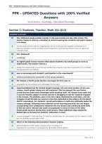 PPR &ndash; UPDATED Questions with 100&percnt; Verified&NewLine;Answers