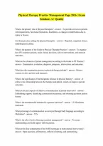 Management in Physical Therapy Practices Page 2016 A GUARANTEED